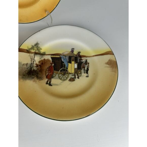 Royal Doulton Coaching Days Small 8” Plate Vintage - Picture 3 of 8